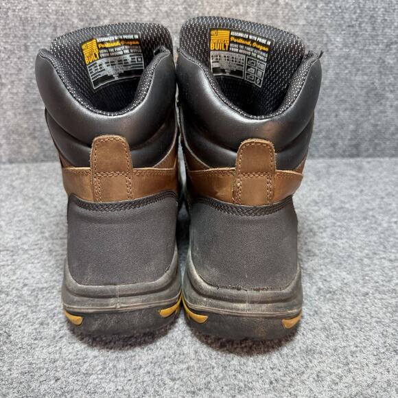 KEEN Utility Mt Vernon Boot Mens 13EE Brown Leather Safety Toe Work Shoes USA main image 6